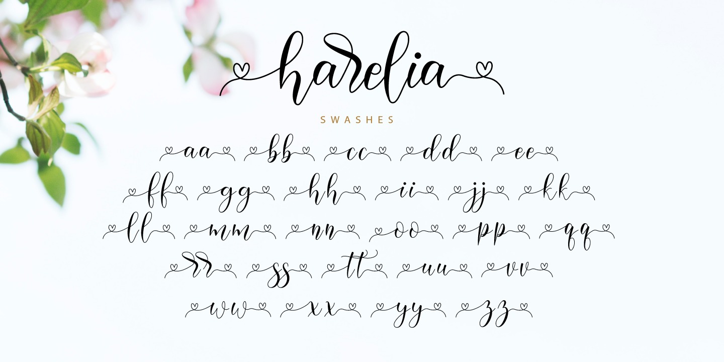 Beispiel einer Harelia-Schriftart #2